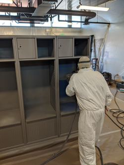 Electrostatic Locker Painting 3