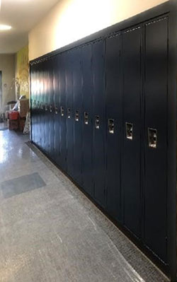 Electrostatic Locker Painting